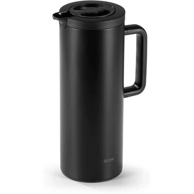 BEEM Gourde Isotherme - 1L Noir Mat - Thermos BEEM Gourde Isotherme - 1L Noir Mat - Thermos