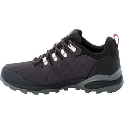 Jack Wolfskin Refugio Texapore Low Women (4050821) - ciemna stal/fioletowy Jack Wolfskin Refugio Texapore Low Women (4050821) - ciemna stal/fioletowy