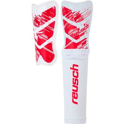 Reusch XXS Shinguard - Fußball Protektoren, Rot-Weiß, optimaler Halt Reusch XXS Shinguard - Fußball Protektoren, Rot-Weiß, optimaler Halt