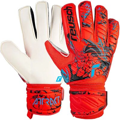 Guanti da Portiere REUSCH Attrakt Solid - Lattice Sintetico, Rosso Guanti da Portiere REUSCH Attrakt Solid - Lattice Sintetico, Rosso