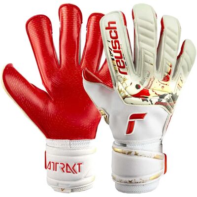 Reusch Attrakt Gold X GluePrint Goalkeeper Gloves - Goalkeeper Gloves Reusch Attrakt Gold X GluePrint Goalkeeper Gloves - Goalkeeper Gloves