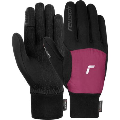 REUSCH Garhwal Hybrid TOUCH-TEC - Czarny/Różowy - 7 - Rękawice narciarskie REUSCH Garhwal Hybrid TOUCH-TEC - Czarny/Różowy - 7 - Rękawice narciarskie