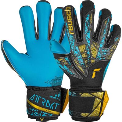 Reusch Zwarte Attrakt Aqua Finger Support Keepershandschoenen - Maat 11 Reusch Zwarte Attrakt Aqua Finger Support Keepershandschoenen - Maat 11