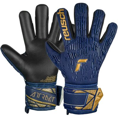 Reusch Attrakt Freegel Silver Junior Torwarthandschuhe - Blau/Gold - Stoßdämpfung Reusch Attrakt Freegel Silver Junior Torwarthandschuhe - Blau/Gold - Stoßdämpfung