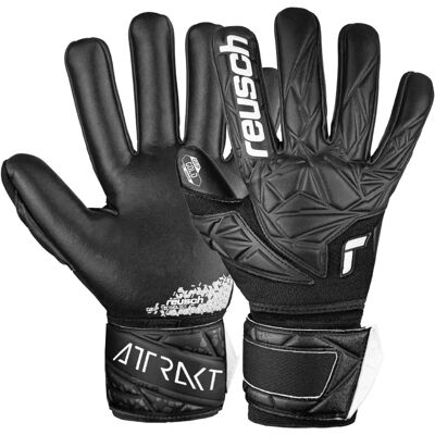 Reusch Attrakt Gold NC Finger Support Torwarthandschuhe - Schwarz Reusch Attrakt Gold NC Finger Support Torwarthandschuhe - Schwarz