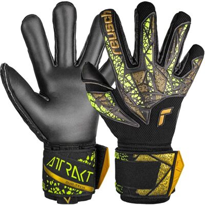 Guantes de Portero Reusch Attrakt Duo Finger Support - Negro - 10,5 Guantes de Portero Reusch Attrakt Duo Finger Support - Negro - 10,5