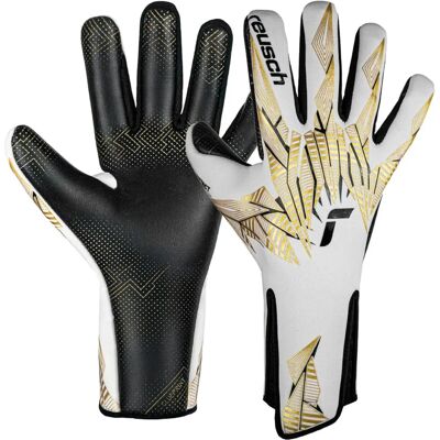 Gants de Gardien Reusch Pure Contact Gold X GluePrint Sans Sangle - Blanc Gants de Gardien Reusch Pure Contact Gold X GluePrint Sans Sangle - Blanc