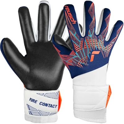 Reusch Blue Junior Goalkeeper Gloves - Hybrid Negative Cut - Light & Durable Reusch Blue Junior Goalkeeper Gloves - Hybrid Negative Cut - Light & Durable