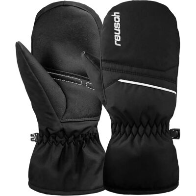 Reusch Kids Handschoenen Alan Junior - unisex - zwart/wit - skihandschoenen Reusch Kids Handschoenen Alan Junior - unisex - zwart/wit - skihandschoenen