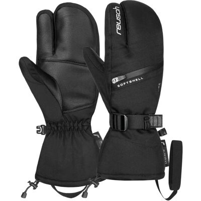 REUSCH Women's Demi R-TEX XT Lobster Gloves - black / silver - 7 REUSCH Women's Demi R-TEX XT Lobster Gloves - black / silver - 7