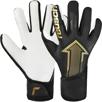 Reusch Fastgrip Gold Junior Torwarthandschuhe - Schwarz mit Gold Reusch Fastgrip Gold Junior Torwarthandschuhe - Schwarz mit Gold