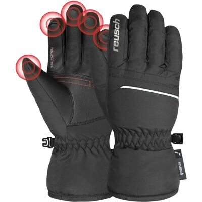Gants tactiles imperméables REUSCH pour enfants - Junior, multicolore - Taille 4,5 - Gants d'hiver Gants tactiles imperméables REUSCH pour enfants - Junior, multicolore - Taille 4,5 - Gants d'hiver