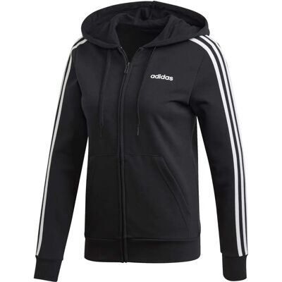 adidas Μοντέλο - Μαύρο/Λευκό hoodie με κουκούλα adidas Μοντέλο - Μαύρο/Λευκό hoodie με κουκούλα