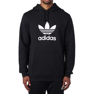 Bluza adidas Trefoil z kapturem - Czarna - Mężczyzna Bluza adidas Trefoil z kapturem - Czarna - Mężczyzna