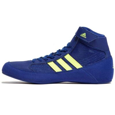 Bottes de boxe Adidas Havoc - Bleu - Boxing Boots - Publicité Bottes de boxe Adidas Havoc - Bleu - Boxing Boots - Publicité