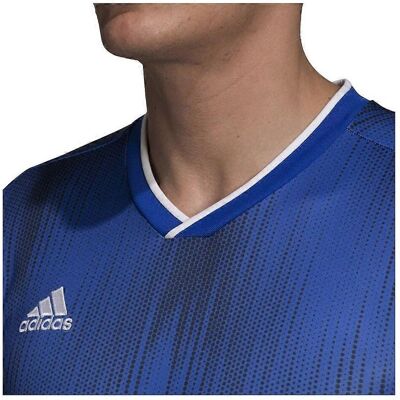 Koszulka piłkarska Adidas Tiro 19 - Niebieska Koszulka piłkarska Adidas Tiro 19 - Niebieska