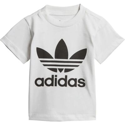 adidas Kids Trefoil T-Shirt - White - T-shirt adidas Kids Trefoil T-Shirt - White - T-shirt