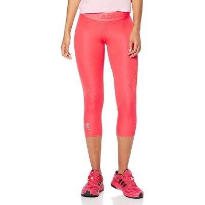 Adidas Alphaskin Ondersteuning 3/4 Leggings - Sportschool Hardlopen Roze Adidas Alphaskin Ondersteuning 3/4 Leggings - Sportschool Hardlopen Roze