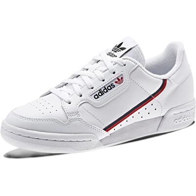 Adidas Continental 80 Dzieci - Ftwr Biały/Scarlet/Collegiate Navy Adidas Continental 80 Dzieci - Ftwr Biały/Scarlet/Collegiate Navy
