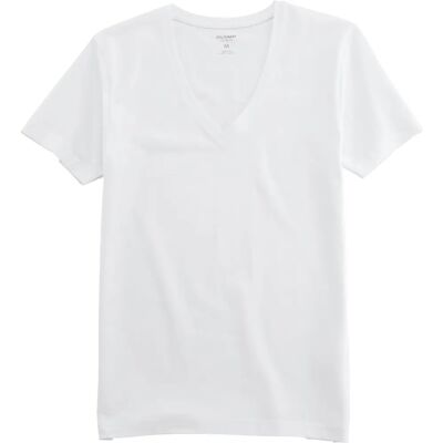 T-Shirt à col en V ajusté Olymp Level Five - Blanc - Publicité T-Shirt à col en V ajusté Olymp Level Five - Blanc - Publicité