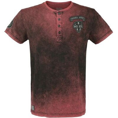 Rock Rebel by EMP Back For More Kurzarm-T-Shirt - Herren - Rot - Streetwear Rock Rebel by EMP Back For More Kurzarm-T-Shirt - Herren - Rot - Streetwear