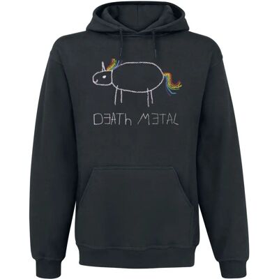 Death Metal Huppari - Musta puuvillainen - S-XXL Death Metal Huppari - Musta puuvillainen - S-XXL
