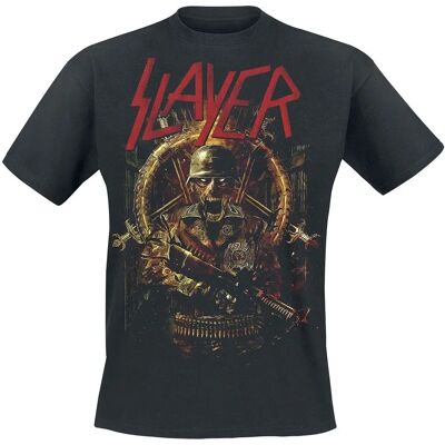 Slayer Kortærmet T-Shirt - Comic Book Cover - L Slayer Kortærmet T-Shirt - Comic Book Cover - L