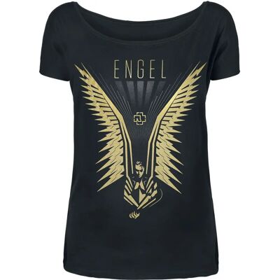 Rammstein Wings Svart Kortermet T-Skjorte - T-Skjorte Rammstein Wings Svart Kortermet T-Skjorte - T-Skjorte