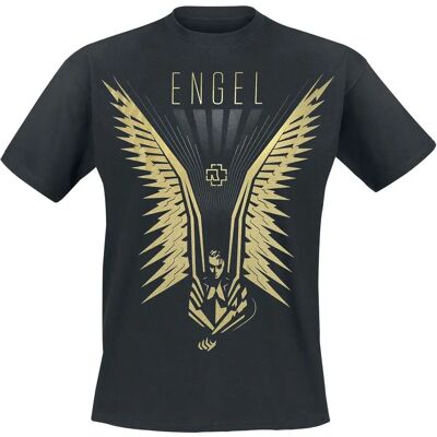 Rammstein Wings lyhythihainen T-paita - Miehet - Musta - Normaali istuvuus Rammstein Wings lyhythihainen T-paita - Miehet - Musta - Normaali istuvuus