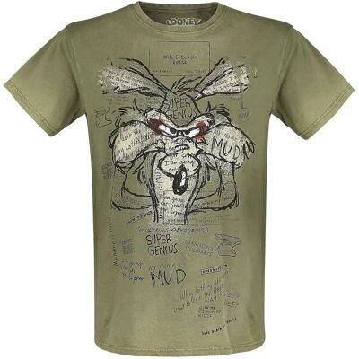 Looney Tunes Wile E. Coyote Inner Thoughts Herren T-Shirt Looney Tunes Wile E. Coyote Inner Thoughts Herren T-Shirt