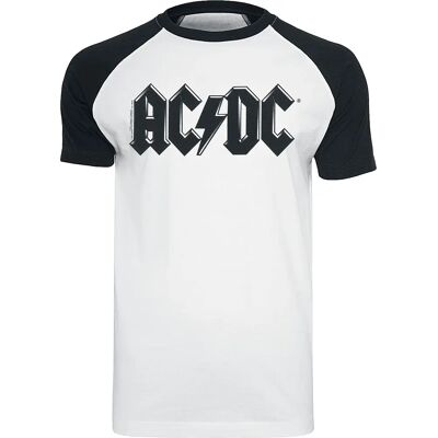 AC/DC Sort Logo T-Shirt - Kort Ærme - Herre AC/DC Sort Logo T-Shirt - Kort Ærme - Herre