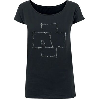 Rammstein Stacheldraht Baumwoll T-Shirt - Kurzarm - S-XL Rammstein Stacheldraht Baumwoll T-Shirt - Kurzarm - S-XL
