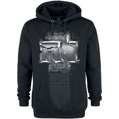 Rammstein - Broken Logo Kapuzenpullover - S-XXL - Herren - Schwarz Rammstein - Broken Logo Kapuzenpullover - S-XXL - Herren - Schwarz