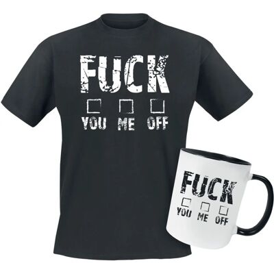 EMP Schwarzes Kurzarm T-Shirt mit lustigen Slogans - Männer M-3XL EMP Schwarzes Kurzarm T-Shirt mit lustigen Slogans - Männer M-3XL