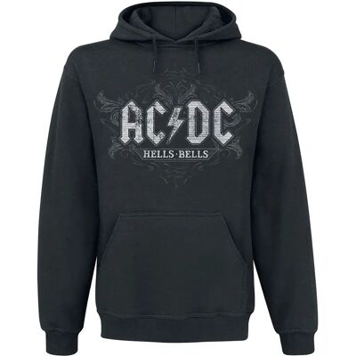 AC/DC Hells Bells huppari - Miesten - Musta AC/DC Hells Bells huppari - Miesten - Musta