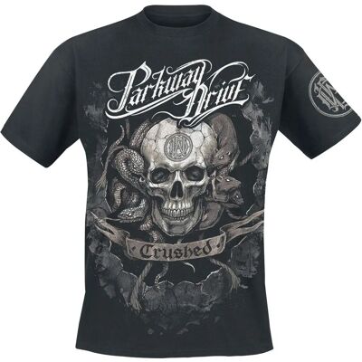 Parkway Drive Crushed Skull Kortærmet T-Shirt - Herre - Sort Parkway Drive Crushed Skull Kortærmet T-Shirt - Herre - Sort
