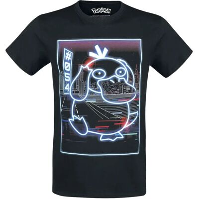Pokémon Psykokwak Neon T-paita - Short sleeve - Miehet - Musta Pokémon Psykokwak Neon T-paita - Short sleeve - Miehet - Musta