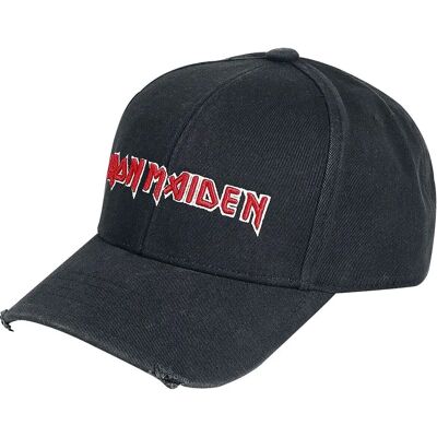 Iron Maiden Logo Baseball Cap - Unisex - Schwarz - Baseball Cap Iron Maiden Logo Baseball Cap - Unisex - Schwarz - Baseball Cap