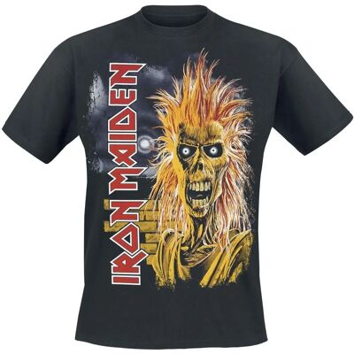 Iron Maiden 1st Album Tracklist - Lyhythihainen T-paita - Musta Iron Maiden 1st Album Tracklist - Lyhythihainen T-paita - Musta