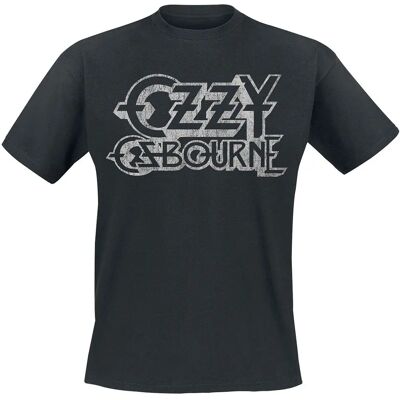 Ozzy Osbourne Vintage Logo Kortærmet T-Shirt - T-Shirt Ozzy Osbourne Vintage Logo Kortærmet T-Shirt - T-Shirt