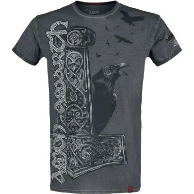 Amon Amarth Kurzarm T-Shirt - S-5XL - Dunkelgrau - Offizielles Merch Amon Amarth Kurzarm T-Shirt - S-5XL - Dunkelgrau - Offizielles Merch