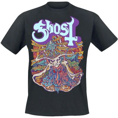 Ghost Satanic Panic Short Sleeve T-paita - Miehet - Musta Ghost Satanic Panic Short Sleeve T-paita - Miehet - Musta