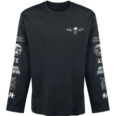 Avenged Sevenfold XXL Schwarzes Logo T-Shirt - Langarm - Herren Avenged Sevenfold XXL Schwarzes Logo T-Shirt - Langarm - Herren
