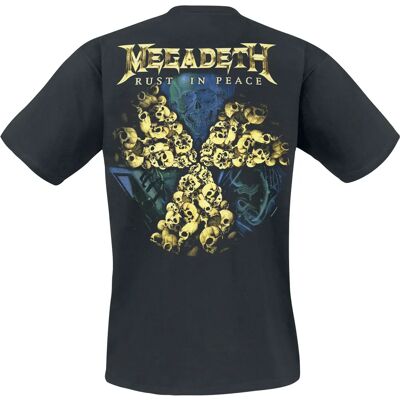 Megadeth Rust in Peace T-Shirt - Kurze Ärmel - Schwarz Megadeth Rust in Peace T-Shirt - Kurze Ärmel - Schwarz
