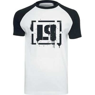 Linkin Park LP Logo T-Shirt - Kortærmet - S til XXL - Herre - Hvid/Sort Linkin Park LP Logo T-Shirt - Kortærmet - S til XXL - Herre - Hvid/Sort