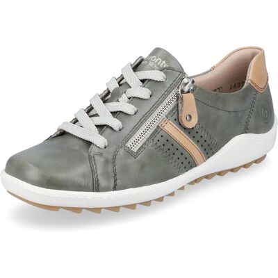 Remonte R1432-52 Green Zipper Shoes for Ladies - Shoes Remonte R1432-52 Green Zipper Shoes for Ladies - Shoes