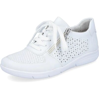 Rieker L7405-80 Sneakers Décontractés pour Femmes Blancs - Chaussures Décontractées - Publicité Rieker L7405-80 Sneakers Décontractés pour Femmes Blancs - Chaussures Décontractées - Publicité