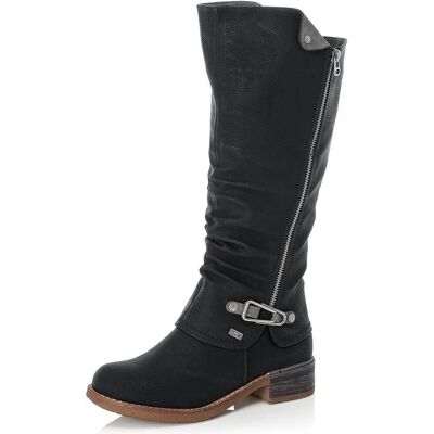 Rieker 94652-00 Bottines Noires à Fermeture Éclair - Bottines - Publicité Rieker 94652-00 Bottines Noires à Fermeture Éclair - Bottines - Publicité
