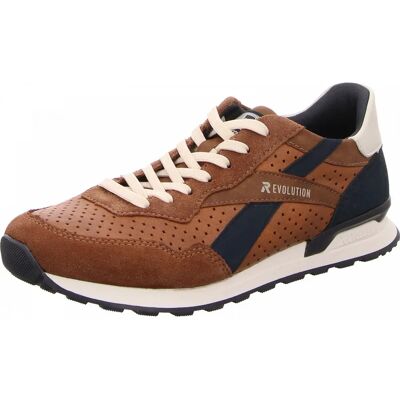 Rieker U0302-24 Braune Leder Sneaker - Schuhe Rieker U0302-24 Braune Leder Sneaker - Schuhe