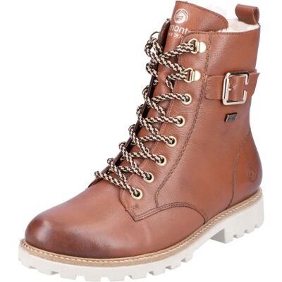 Remonte Braune Übergrößen Winterstiefel - Reißverschluss mit Zierschnalle Remonte Braune Übergrößen Winterstiefel - Reißverschluss mit Zierschnalle